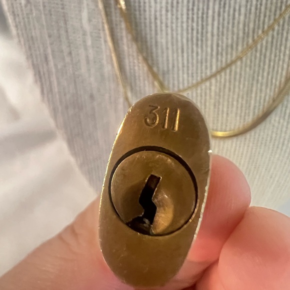 LV Lock & Key Necklace - Picture 5 of 8